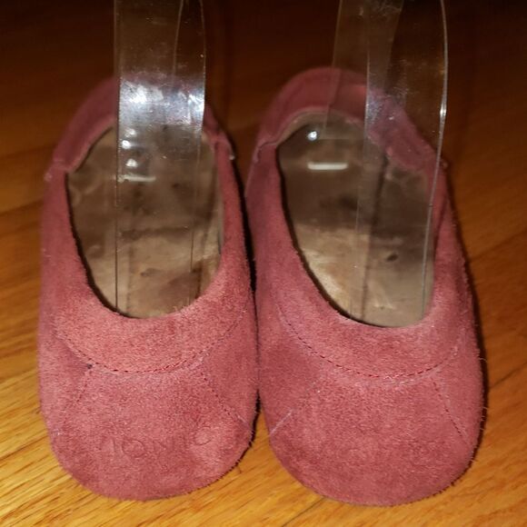 Vionic Debbie Burgandy leather Slip-On Flats - Picture 5 of 8